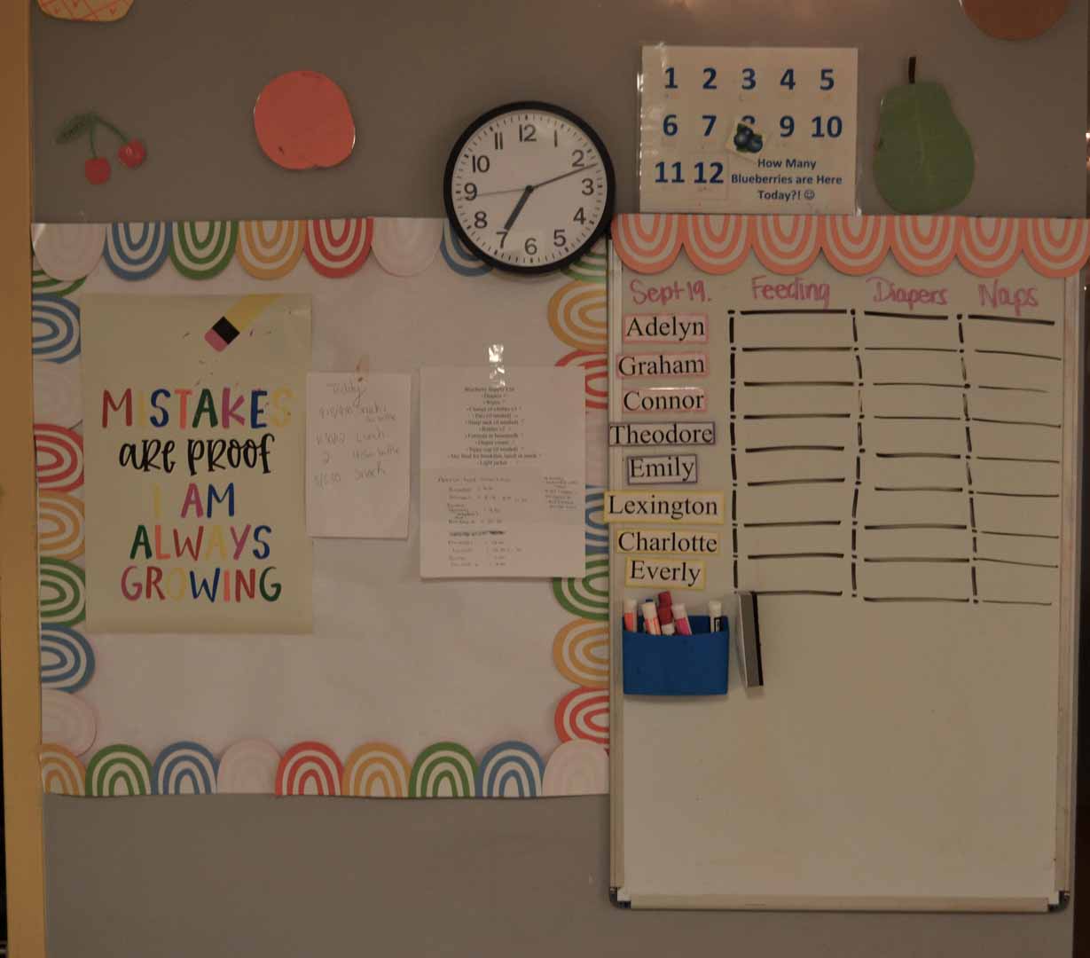 Blueberries Check In